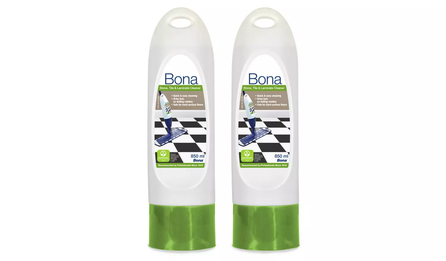Bona Stone, Tile and Laminate 2 x 850ml Cleaner Cartridges