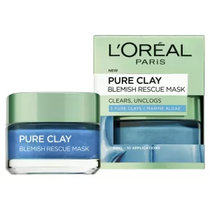 L'Oreal Pure Clay Blue Blemish Mask - 50ml
