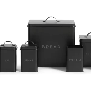 Habitat 7 Piece Carbon Steel Storage Set - Black