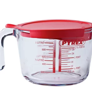 Pyrex 1L Measuring Jug with Lid