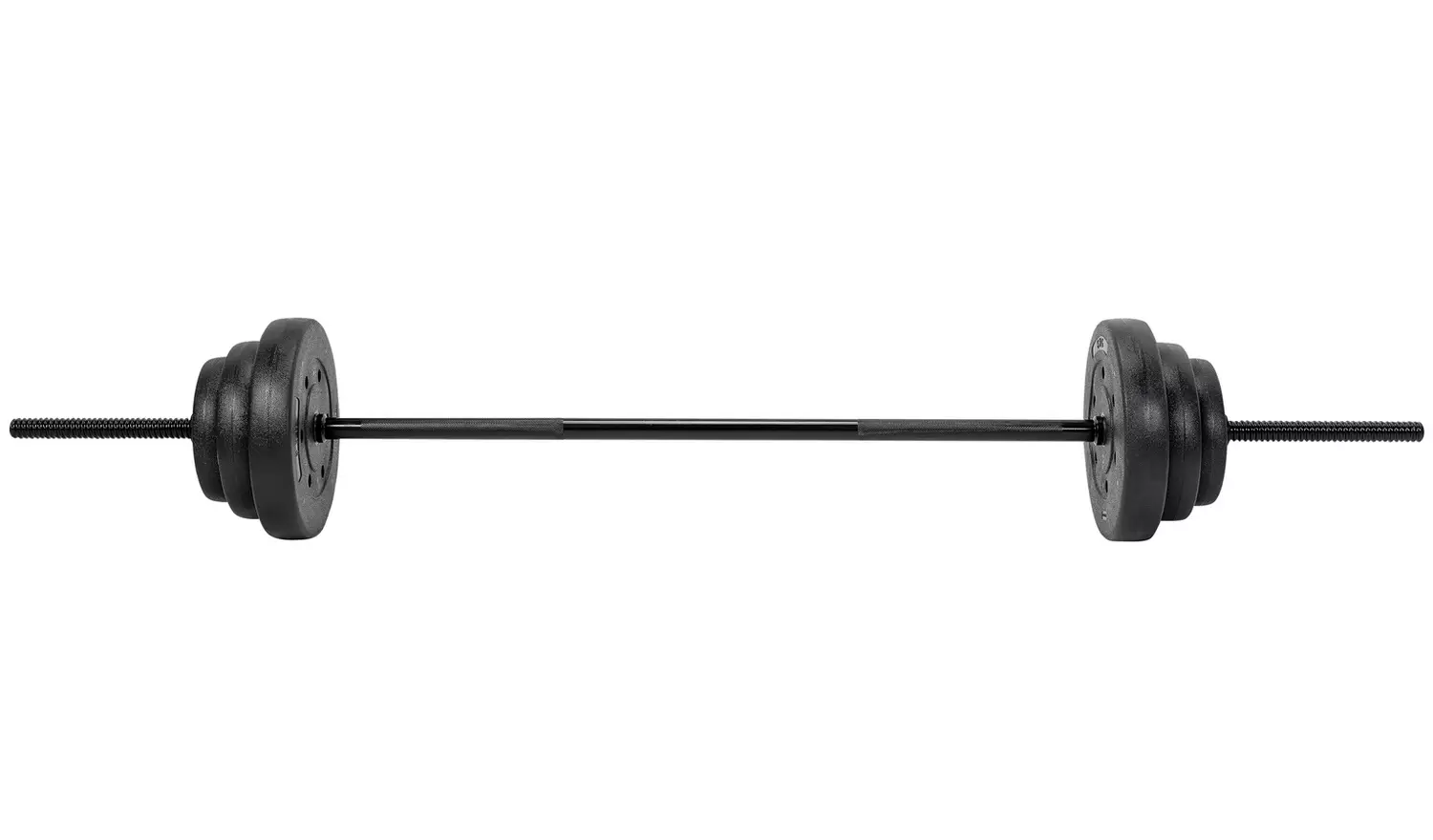 Opti Vinyl Barbell and Dumbbell Set - 35kg