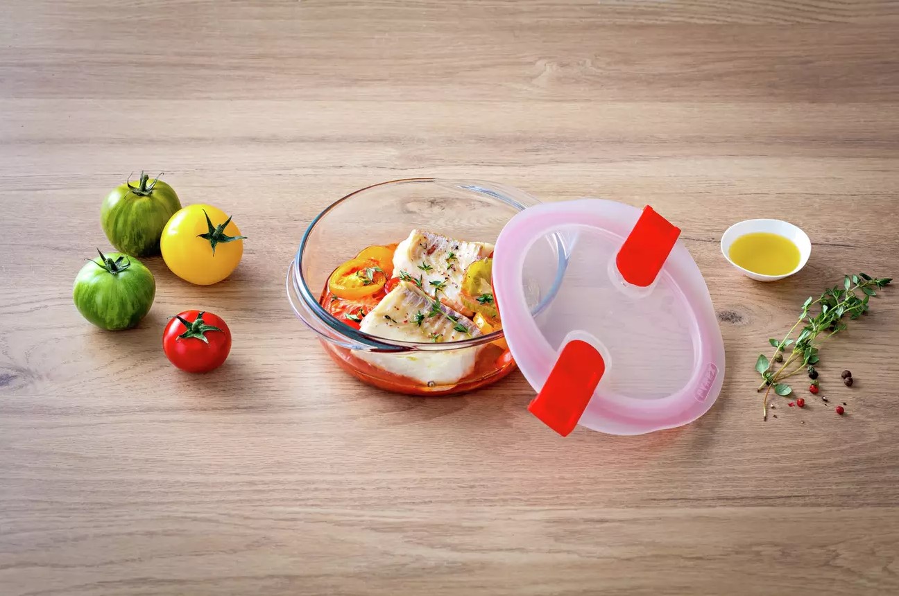 Pyrex Cook & Heat 0.35 Litre Round Glass Dish