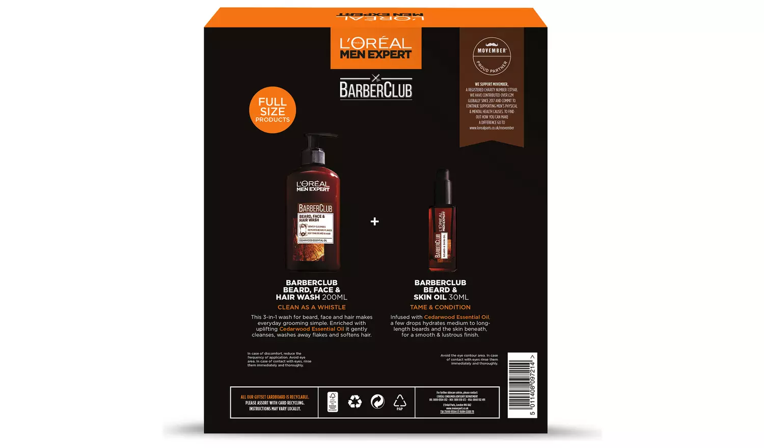 L'Oreal Men Barber Essentials Gift Set