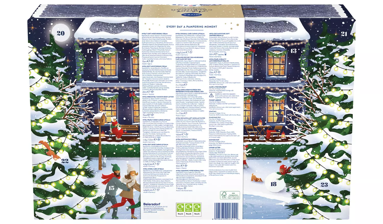 Nivea Womens Advent Calendar Gift Set