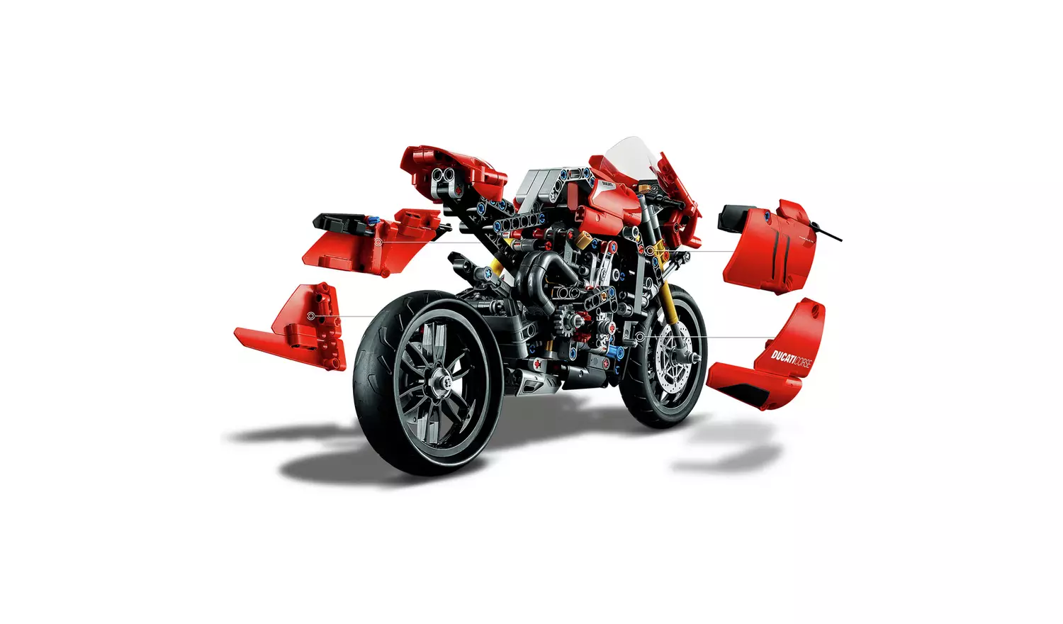 LEGO Technic Ducati Panigale V4 R Motorbike Model Set 42107