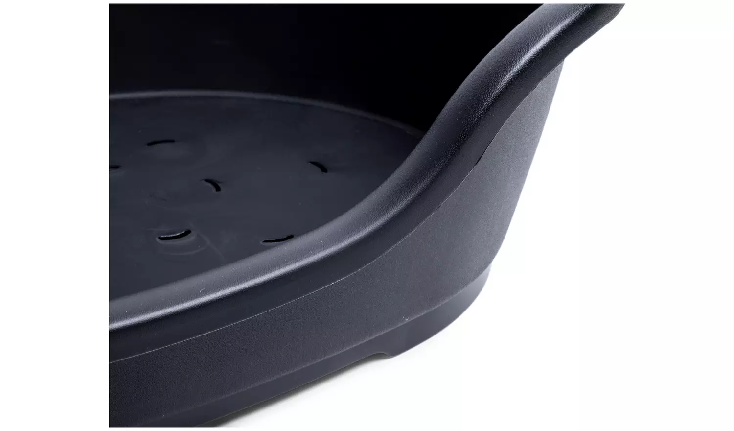 Petface Black Plastic Dog Bed