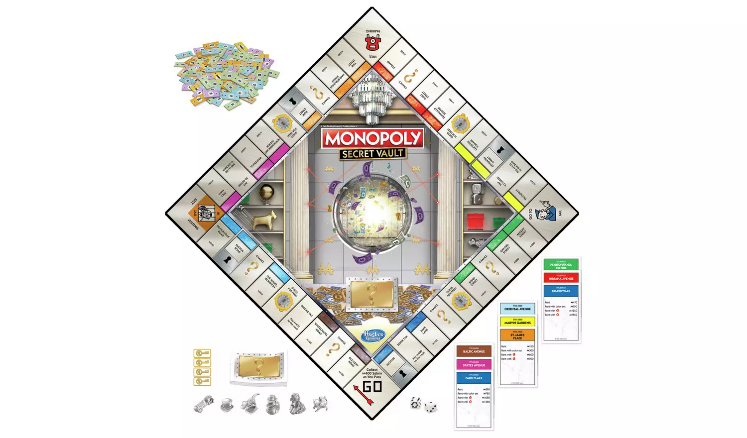 Monopoly Secret Vault Board Game