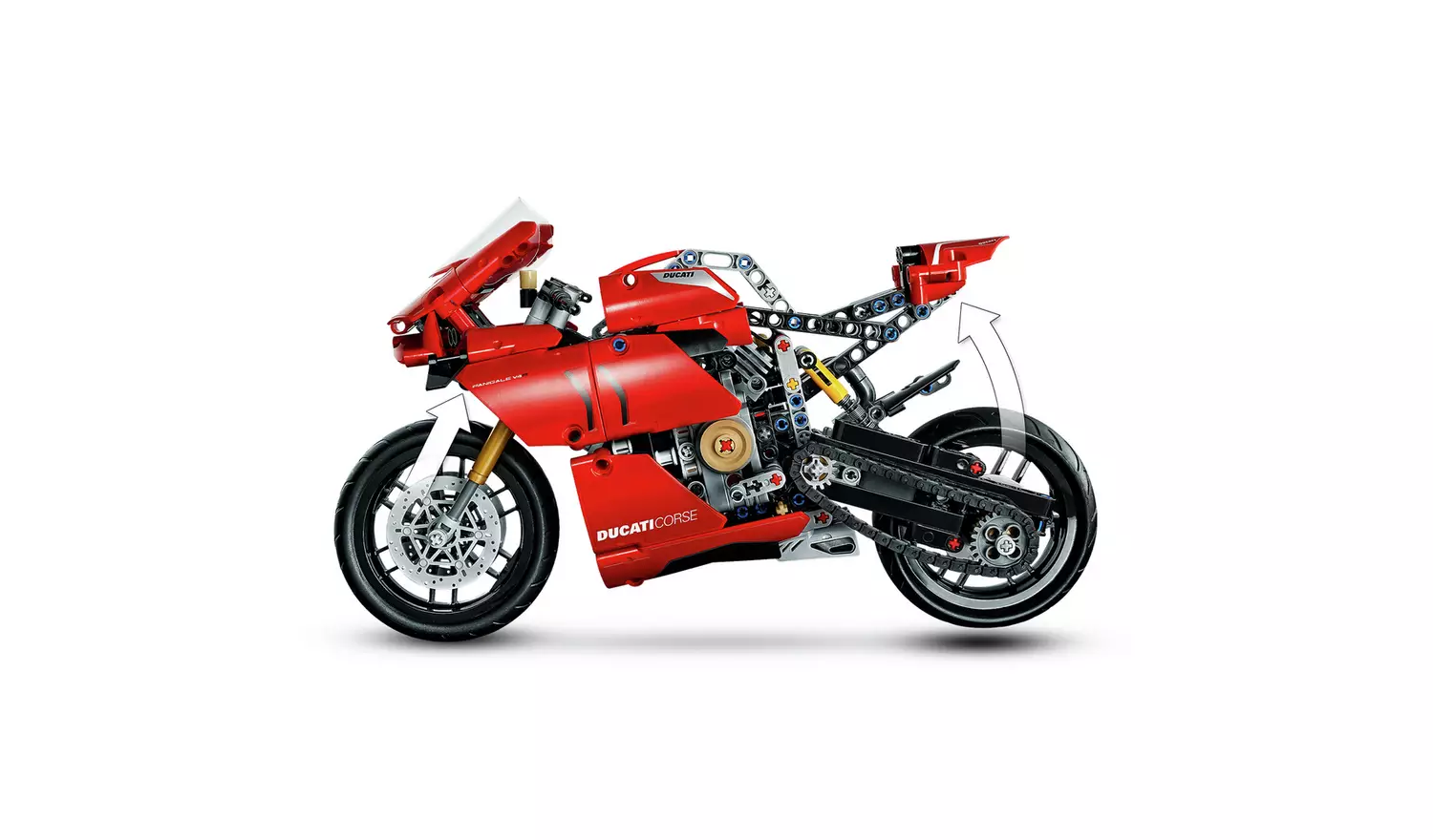 LEGO Technic Ducati Panigale V4 R Motorbike Model Set 42107