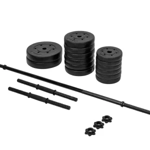 Opti Vinyl Barbell and Dumbbell Set - 35kg
