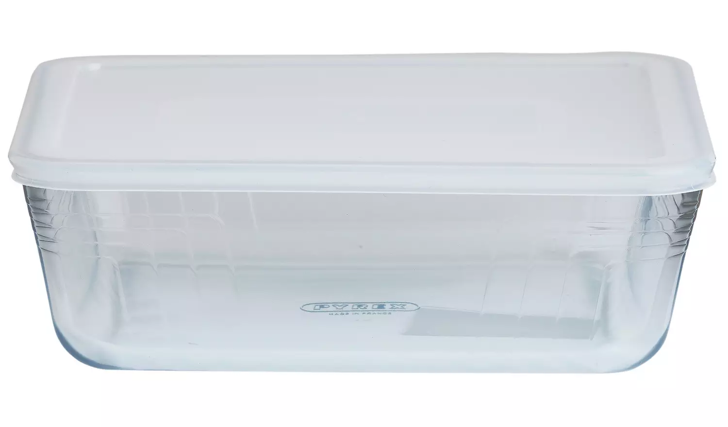 Pyrex Set of 2 Glass Roasters with Plastic Storage Lids