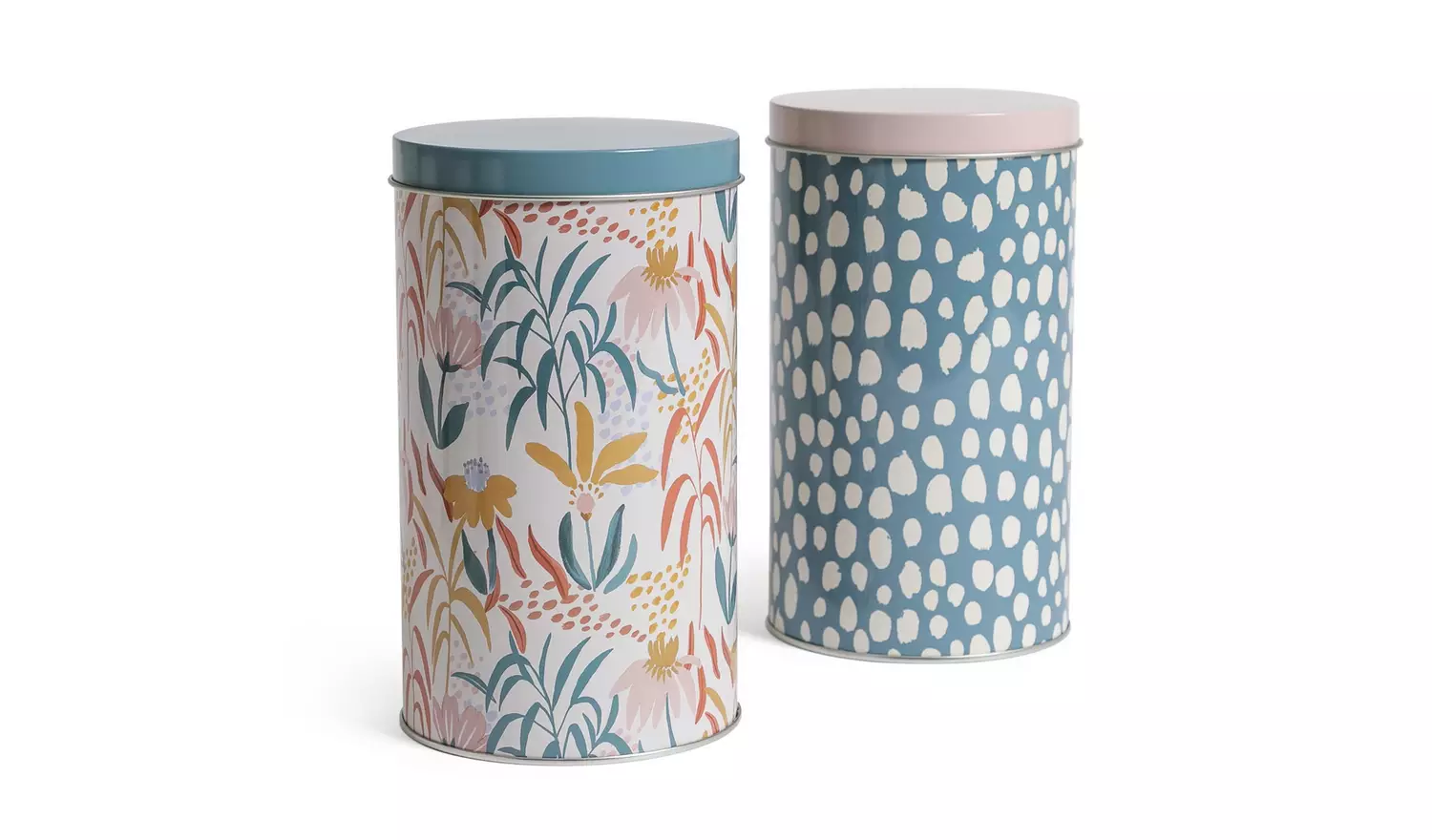 Habitat Floral Pack of 3 Tin Canister