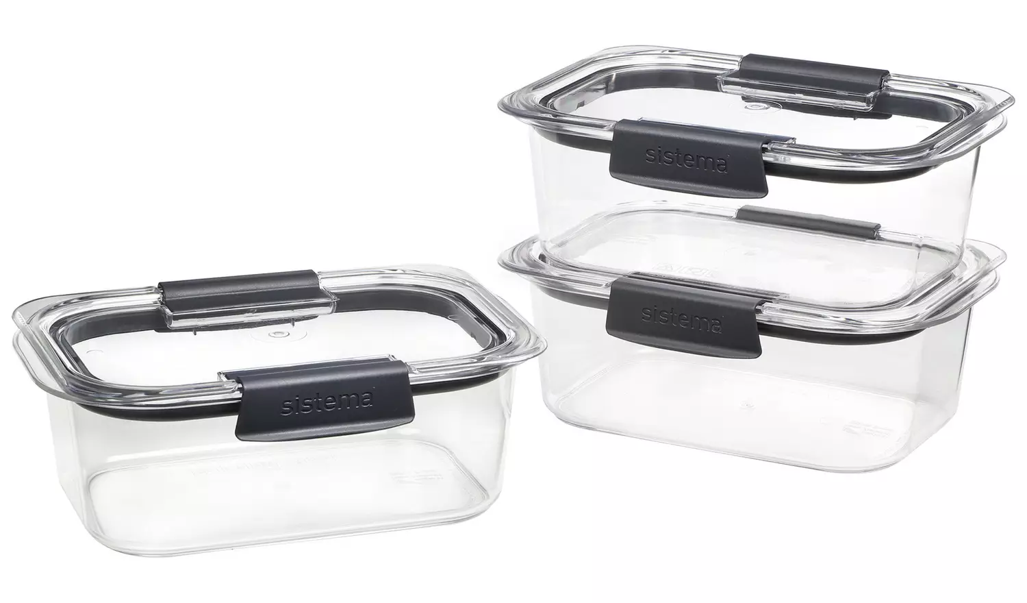 Sistema Brilliance Food Storage Set - 3 Pack