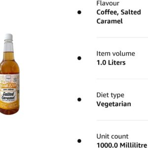 The Skinny Food Co. Barista Zero Calorie Syrup - Salted Caramel