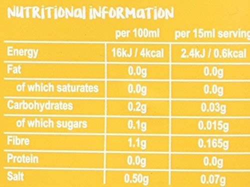 The Skinny Food Co Salted Caramel - Zero Calorie - Sugar Free - 0 Fat | for Deserts, Cake, Smoothie, Porridge, Pancake, Waffle | for Gym-Fitness Fans, Weight Loss Diet and Low Carb Diet | 425ml